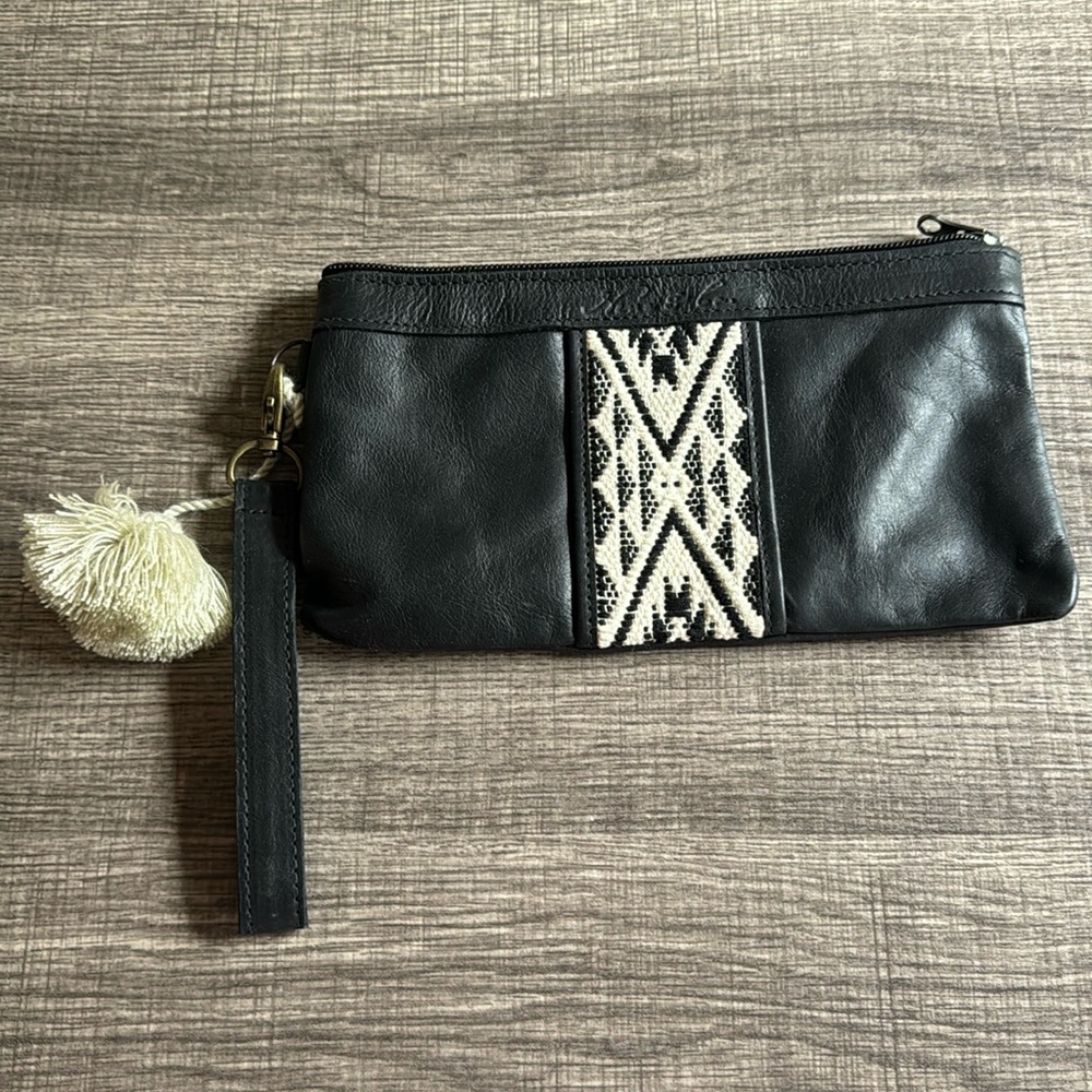 Nena and Co Black and White Womanhood Wristlet